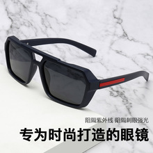 3621P偏光双梁方框飞行员太阳镜墨镜休闲运动时尚跨境外贸9049