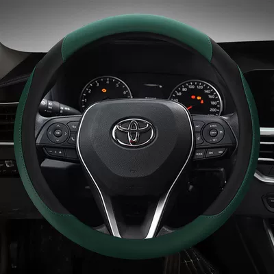 Steering Wheel Sleeve Corolla Lei: Steering wheel cover - dark-green-ne1-round-flat-plate