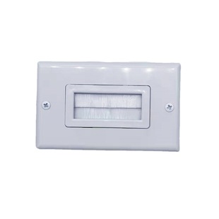 U.S. gauge Brush panel, Wall crossing, threading panel, ABS Brush Wall Plate