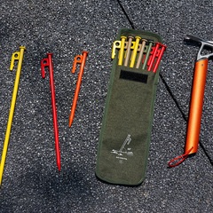 Outdoor extended colorful tent stakes with thick steel stakes camping canopy accessories beach tent stakes 30cm