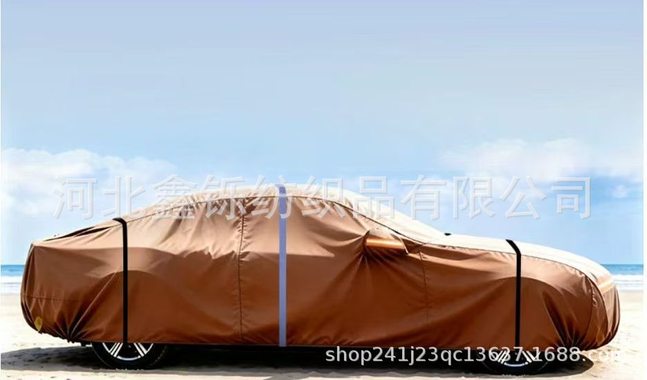 600D Oxford cloth car cover, full cover, sun-proof, rain-proof, sunshade, full blackout, wear-resistant, padded and thickened, full car cover