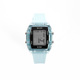 Light blue electronic watch