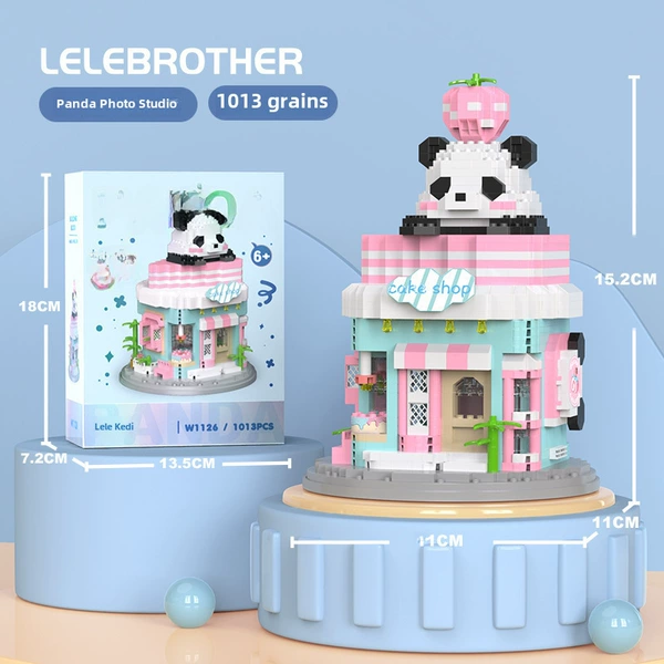 W1126: Panda Cake Shop 1013PCS