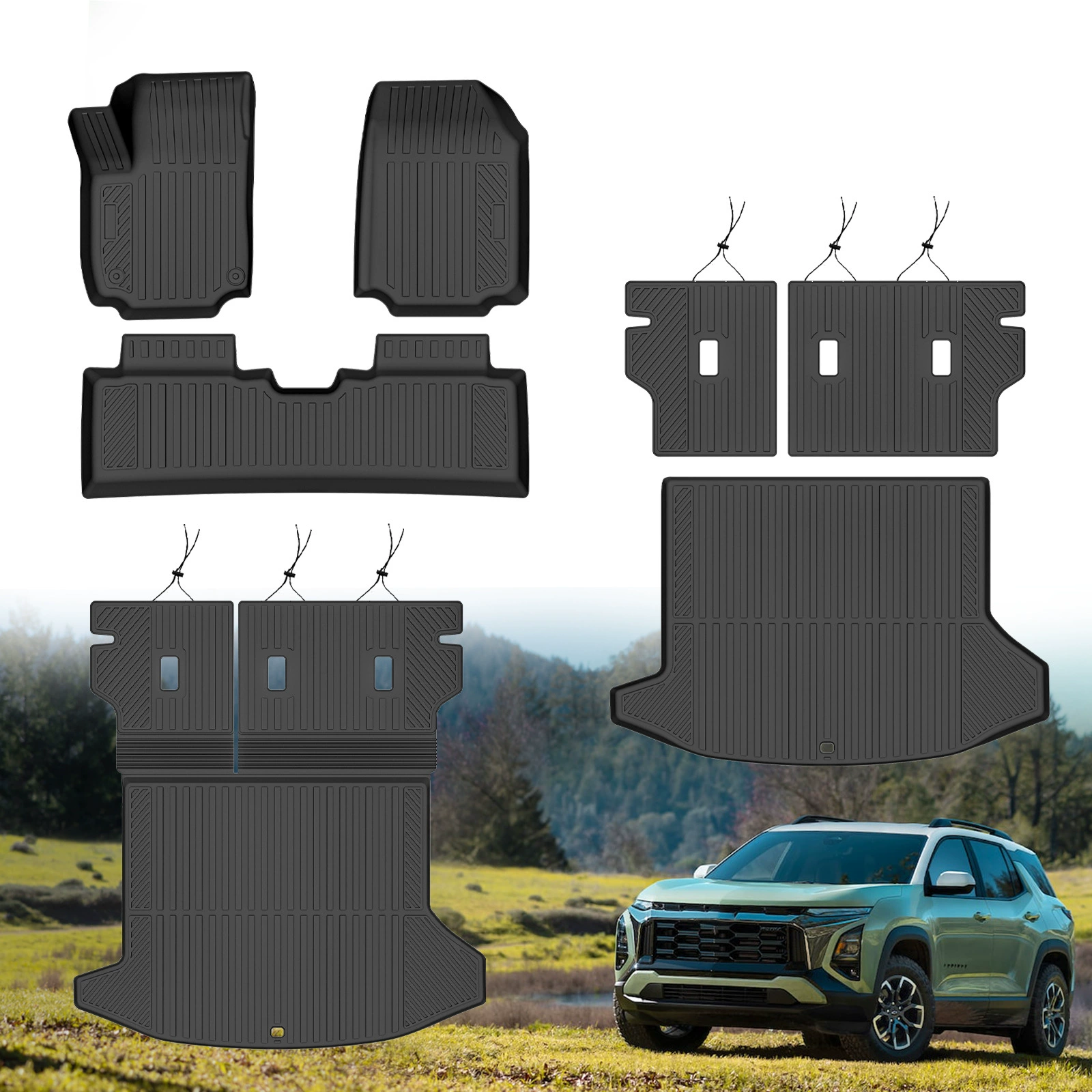 Подходит для Chevrolet Equinox 2025 года, 25 моделей, автомобильные коврики TPE для Explorer, трансграничная электронная торговля