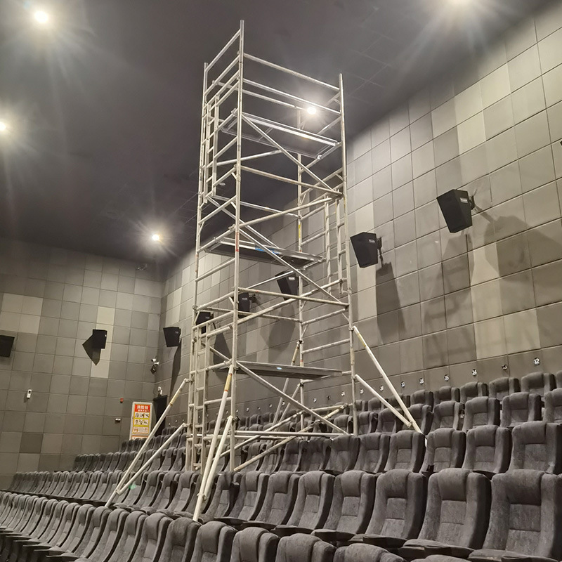 移动铝合金脚手架移动脚手架平台活动架登高平台门式快装铝架