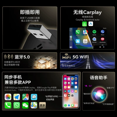 Simsiz CarPlay və Android Auto – Android Autocarplay Box