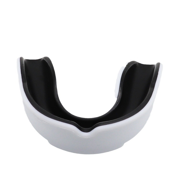 Productos transfronterizos, protectores bucales de dos colores para adultos y niños, con nueva caja de dientes, brackets deportivos de dos colores EVA de grado alimenticio
