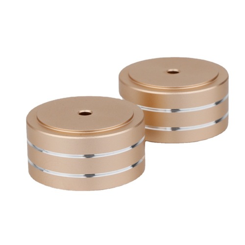 Speaker shock-absorbing feet, audio amplifier tube amplifier CD machine feet, shock-absorbing feet, solid aluminum alloy anti-slip 40*20mm