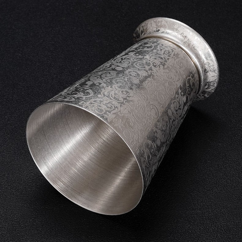 La taza americana de la coctelera Hall de la tres-Sección de Boston de la coctelera del acero inoxidable 304 helada para los viejos fabricantes del comercio exterior