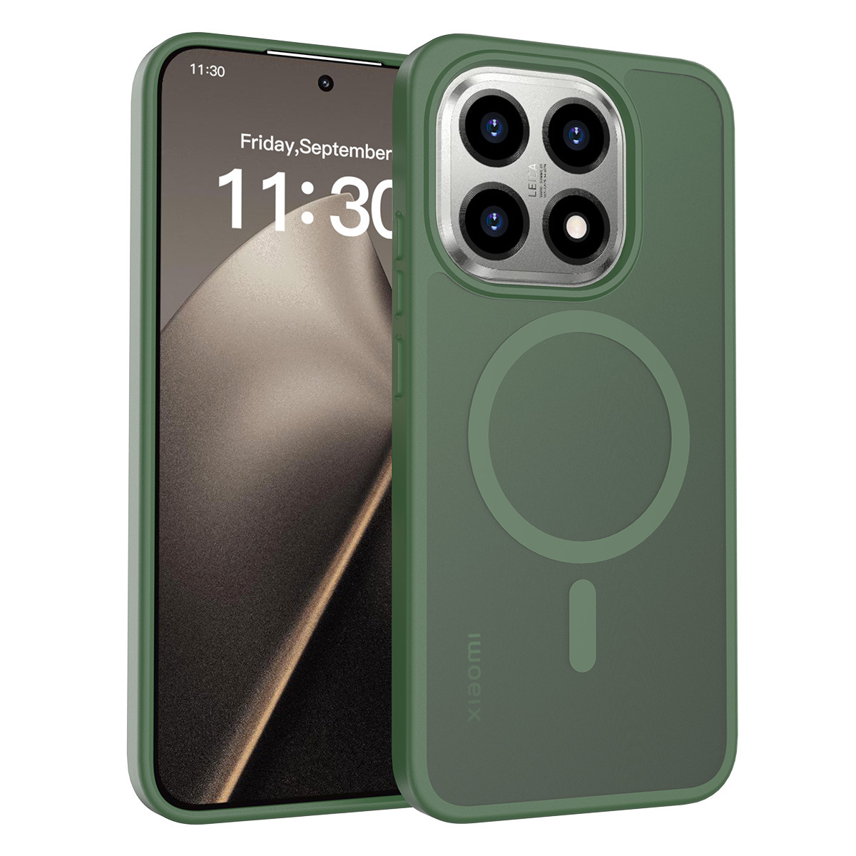 Aplicable en el extranjero Xiaomi 15T succión magnética caso de teléfono celular sensación de piel semipermeable anti-caída 17Pro caso de protección al por mayor