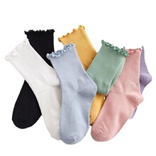 F 64086 Lace Trim Knee Socks ����Ͳ�� ����ѷ�羳ŷ��