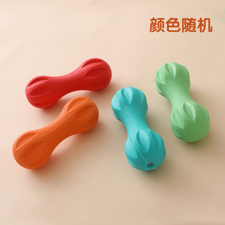 Sonando arco Barbell molar juguete