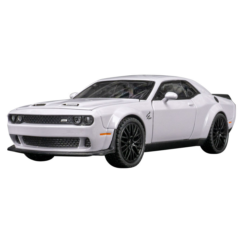 Jiaye VB32793 simulación de aleación modelo coche decoración metal coche deportivo sonido y luz tire la puerta trasera juguete