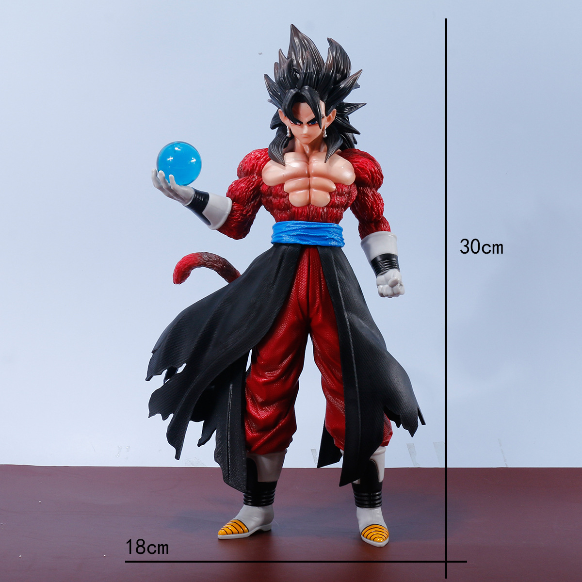 ドラゴンボールアニメのフィギュアスーパーサイヤ人悟空貝吉塔のデスクトップの置物の模型戦損超四悟吉塔