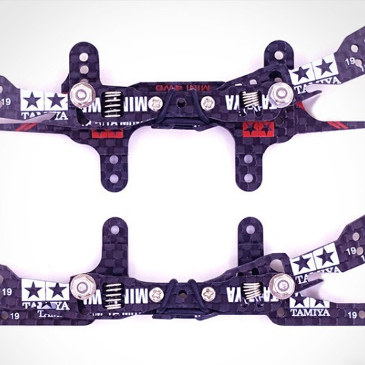 自制四驱车配件 3mm碳纤独立缓冲弹簧龙头凤尾 94697/95257改