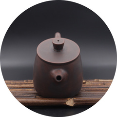 批發【行走樹】日進斗金壺廣西欽州坭興陶純手工坭興壺功夫茶壺泥