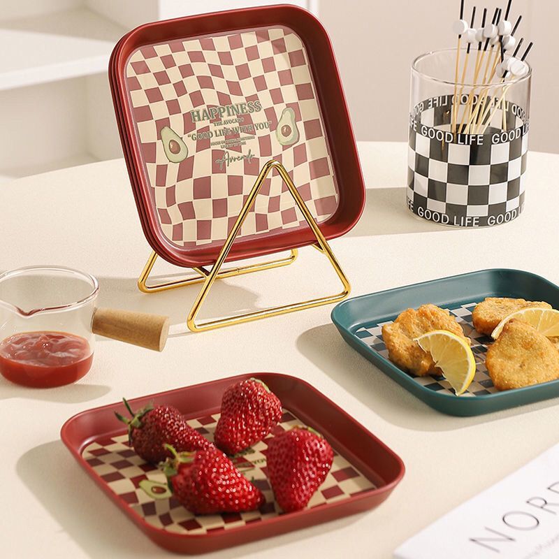 Nordic Style Bone Plate for Home Use, Food-Grade, High Aesthetic Value, Tableware for Waste Disposal, Exquisite Bone Plate, Snack Residue Plate