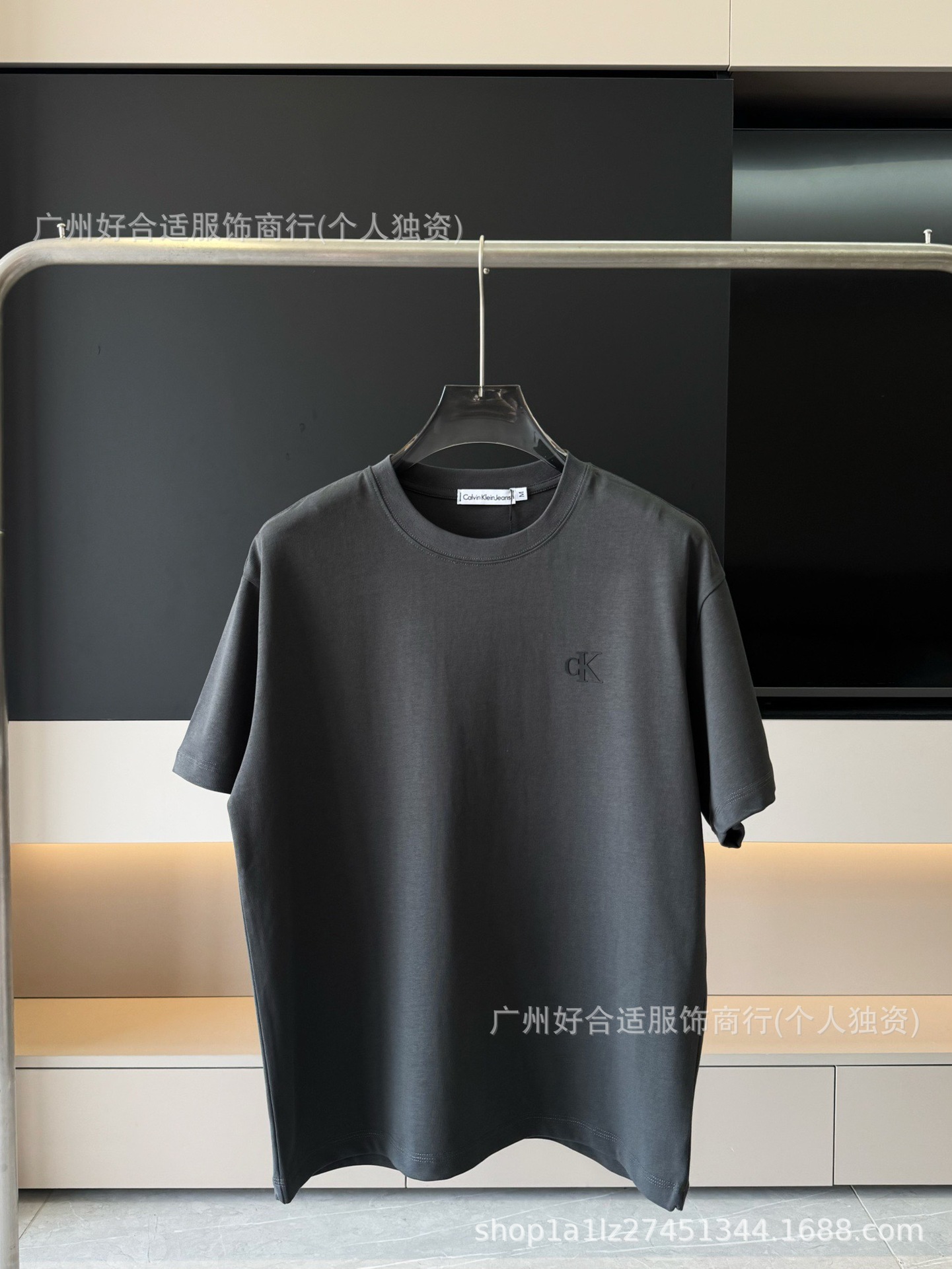 Gray short sleeves [three-dimensional silicone]