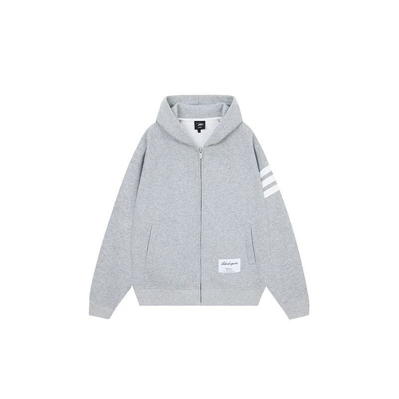 Gray, no special words, navy blue zipper hoodie, loose fit, suitable for everyday wear, casual and fashionable, unisex Gray, no special words, navy blue zipper hoodie, loose fit, suitable for everyday wear, casual and fashionable, unisex