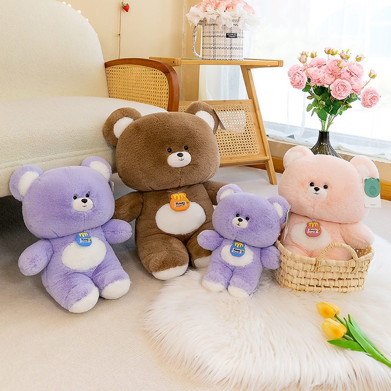 Lindo nuevo pequeño oso Yue muñeca grasa Pier oso peluche juguete abrazo oso muñeca regalo de cumpleaños al por mayor