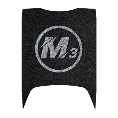 Electric vehicle foot mat | Loop Cartoon Cute M395 Dustproof - m3-logo-on-black-background-no9-m3100m395-new-model