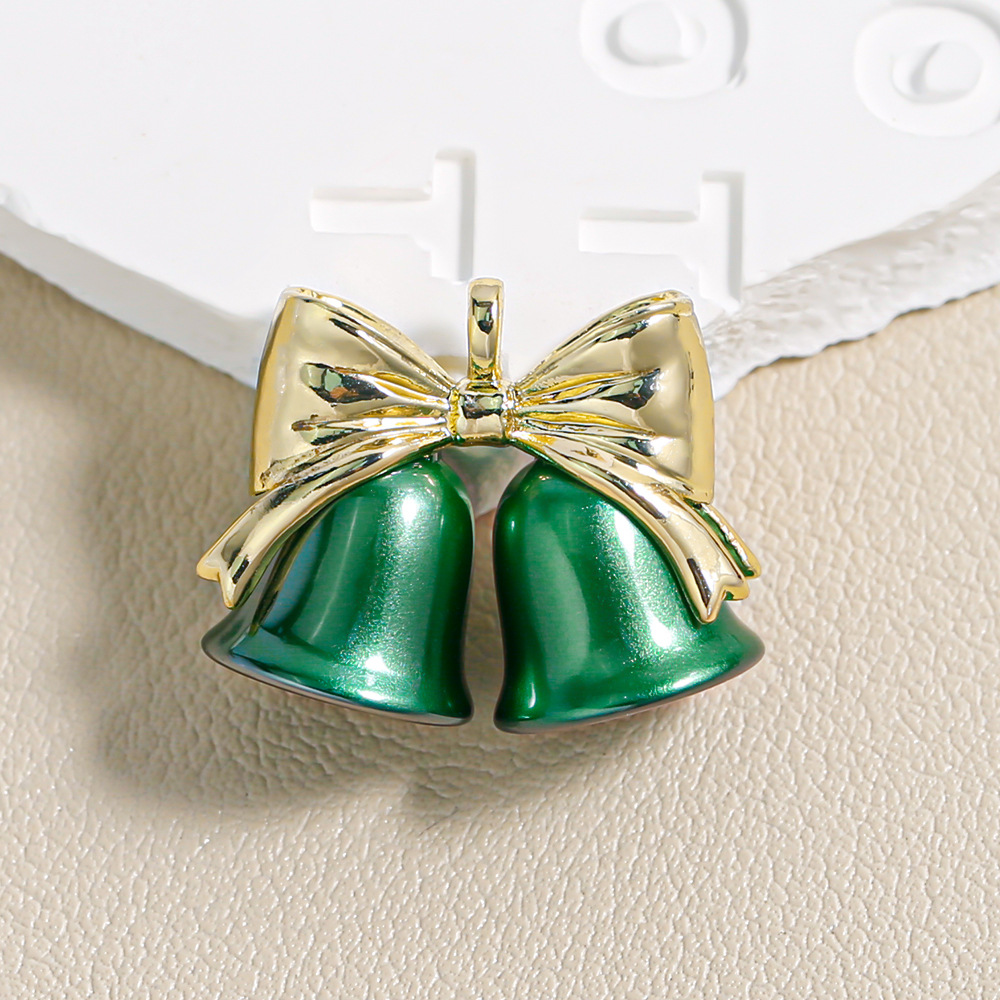 Heidi casa aleación campana joyería colgante colgante pequeña fragancia viento goteo de aceite joyería de Navidad accesorios llaveros de cadena de teléfono móvil