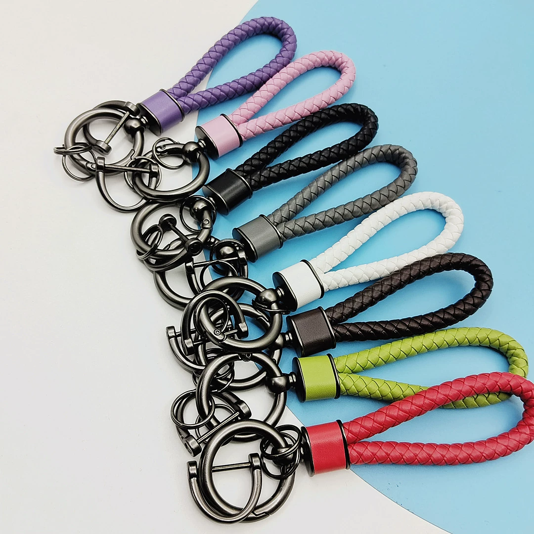Handmade Creative Woven Pendant Keychain - Stylish Black Keychain by 德信, Perfect for Wholesale! -> Ручной творческий плетеный кулон брелок - стильный черный брелок от 德信, идеальный для оптовой торговли!