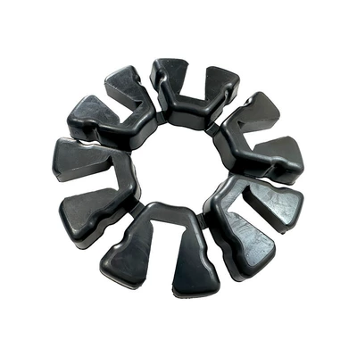 rubber block, damping system