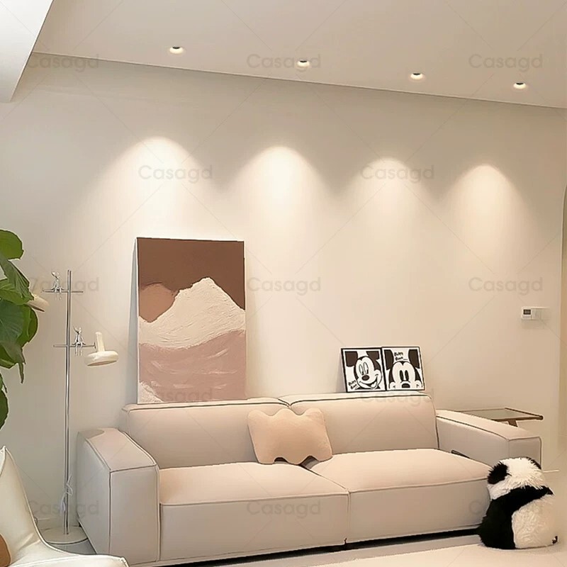Casagd Cocoa Eggshell Recessed Spotlight Small Hill-Shaped Home Living Room Latex Paint Matching Color Deep Cup Anti-Glare Downlight Casagd Cocoa Eggshell Recessed Spotlight Small Hill-Shaped Home Living Room Latex Paint Matching Color Deep Cup Anti-Glare Downlight