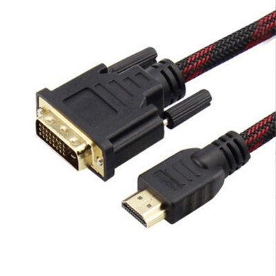 HDMI转DVI高清连接线笔记本外接显示器电脑电视盒子投影仪可互转|ms
