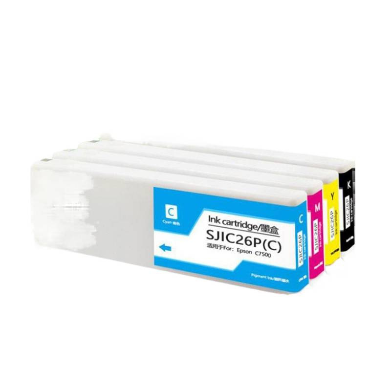 Compatible with Epson Sjic26P Ink Cartridges for Epson Tm-C7500 Label Barcode Printer