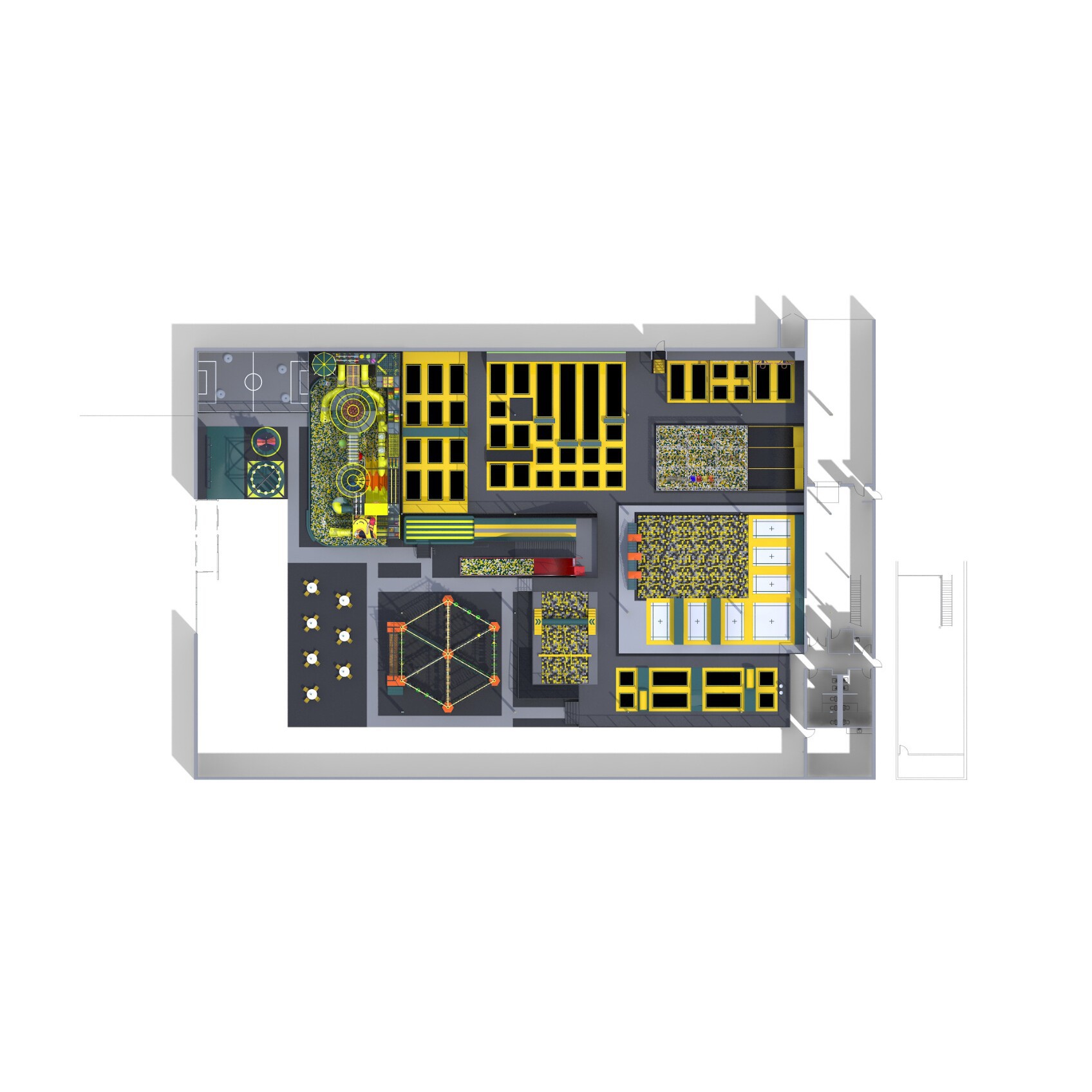 大型儿童乐园蹦床公园 室内闯关室内蹦床厂家 儿童网红蹦蹦床设备