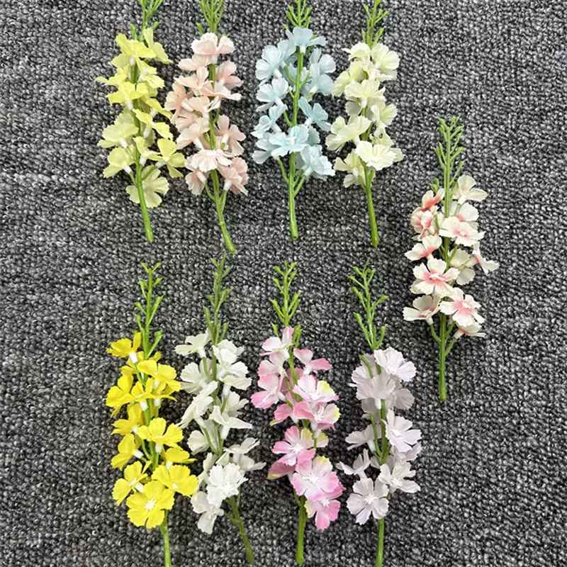 仿真小樱花迷你绢花梅花朵花瓣 手工花环材料婚庆造景拍摄装饰花