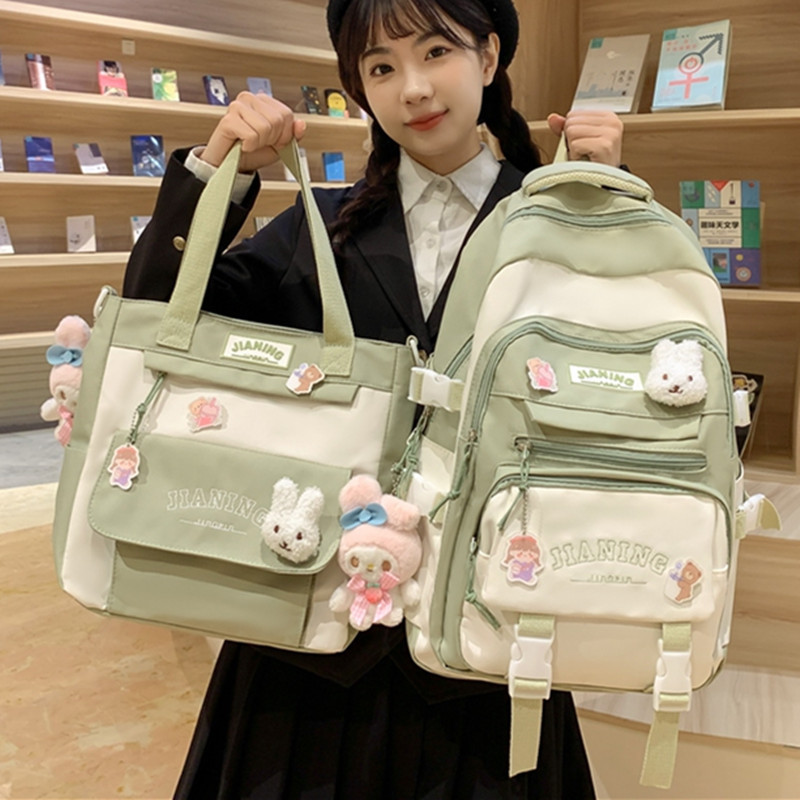Drop shipping supply chain for Douyin (TikTok) school bags for girls, junior high school students, grades 4-6, capacity backpacks/shoulder bags