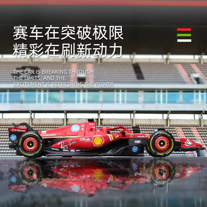 Ferrari, модель автомобиля, металлическая гоночная машина, реалистичная игрушечная машина, масштаб 1:43