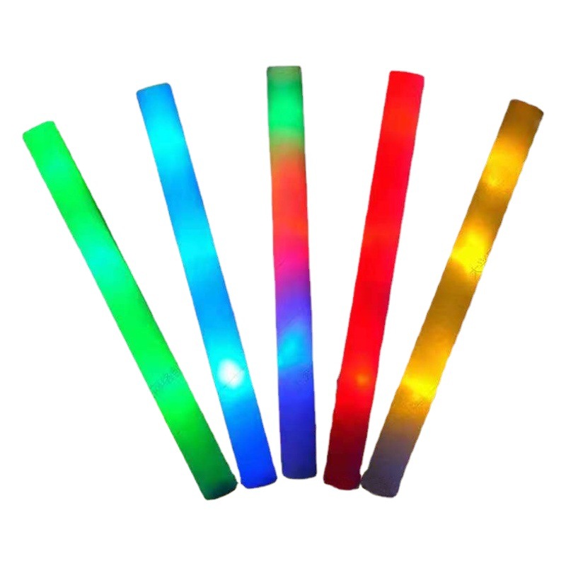 Colorful Sponge Glow Sticks, Party Atmosphere Foam Cheering Sticks, Concert Glow Sticks, Custom Handheld Light Sticks