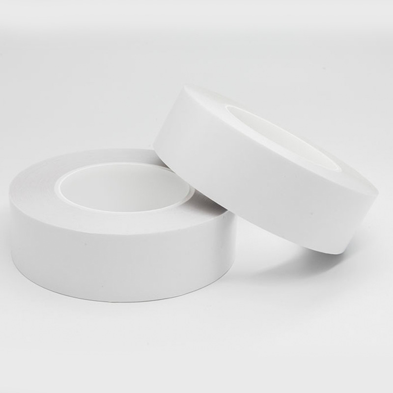 富晟0.15mm白纸透明PET双面胶 防水无痕耐高温超粘超透明双面胶