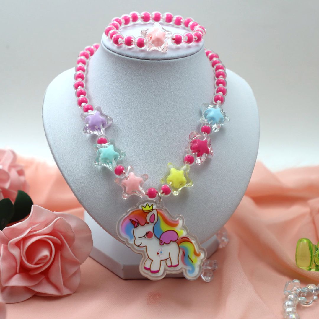 Directo de fábrica colgante luminoso collar traje de dibujos animados pulsera luminosa con luz joyería para niños joyería creativa al por mayor