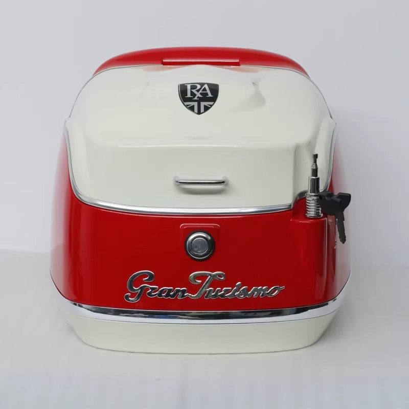 Suitable for Ra Gt150 Motorcycle Retro Tail Box, Pedal Trunk, Cargo Box, Luggage Box, Special Modification Accessories