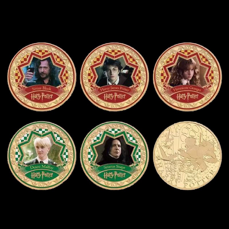 Harry Potter Movie Peripheral Coins, Small Gifts, Metal Crafts, Colorfulful Toy Coins, Harry Potter Coins Harry Potter Movie Peripheral Coins, Small Gifts, Metal Crafts, Colorfulful Toy Coins, Harry Potter Coins