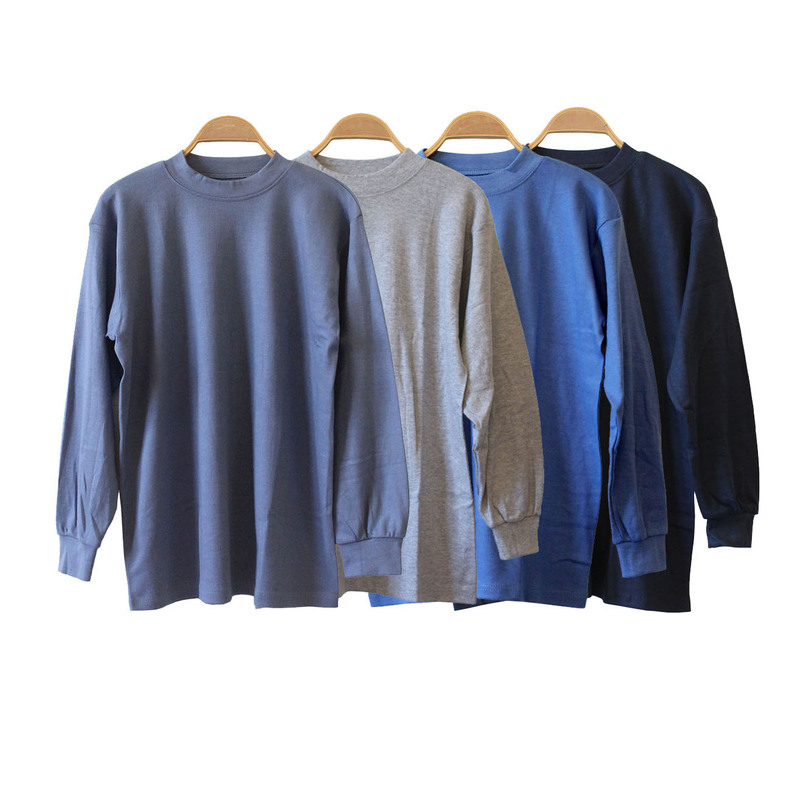 Spring and Autumn Men's Thermal Underwear for Middle-Aged and Elderly Men, Men's Long-Sleeve Thermal Top, High-Neck Single-Piece Pure Cotton Thermal Top Spring and Autumn Men's Thermal Underwear for Middle-Aged and Elderly Men, Men's Long-Sleeve Thermal Top, High-Neck Single-Piece Pure Cotton Thermal Top