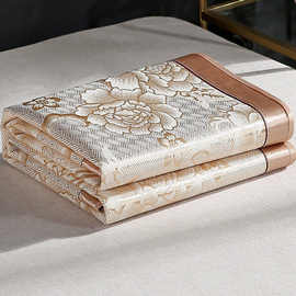 可折叠冰丝凉席夏季单人双人家用软席子学生宿舍