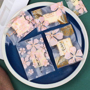Milk date snowflake crisp packaging bag Nougat Bag small cranberry cow rolled cake cookie machine bag