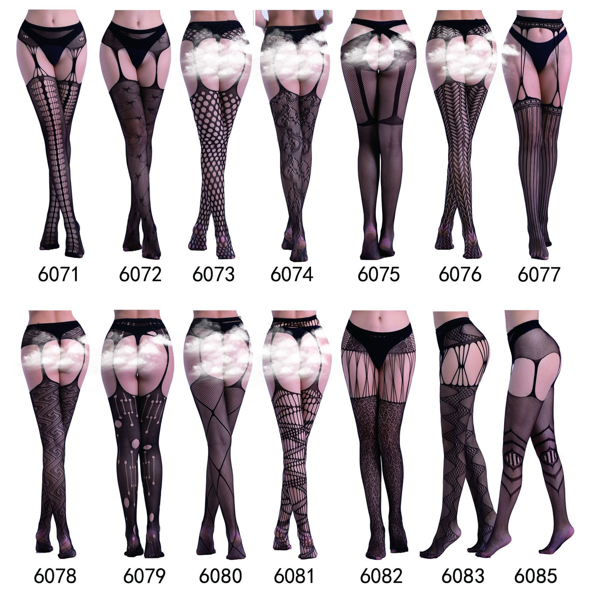 Sexy Stockings, Flirting Props, Lingerie, Hollow-Out Pajamas, Uniform Jacquard Pants, European and American Fishnet Cross-Border Suspender Stockings Sexy Stockings, Flirting Props, Lingerie, Hollow-Out Pajamas, Uniform Jacquard Pants, European and American Fishnet Cross-Border Suspender Stockings
