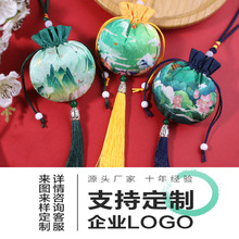 端午节香包香囊荷花空包古风随身挂件配饰挂脖毛发空袋艾草驱蚊