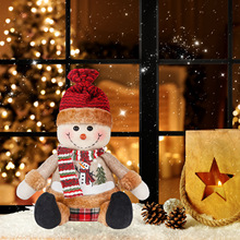 跨境圣诞装饰圣诞雪人玩偶公仔圣诞树周边摆件儿童圣诞节礼品批发