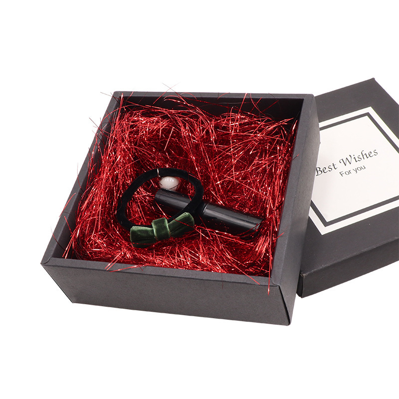 1mm metal brillante hilo 8g / paquete cosméticos embalaje de joyería relleno de joyería caja de boda relleno de hilo