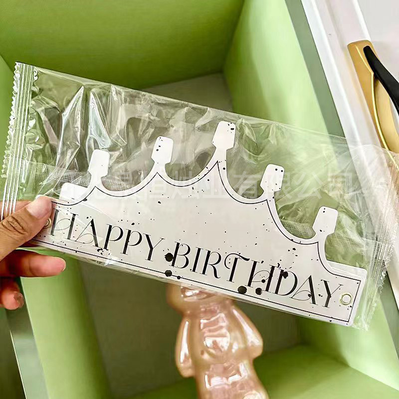 Papel de aluminio pequeña tarjeta de oro embalaje independiente