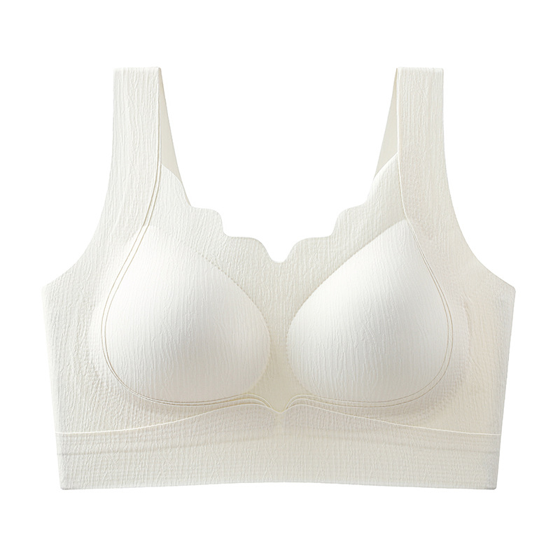 Nuevo estilo de levantamiento sin costuras, chaleco de soporte superior, pechos pequeños para mujer, hermosa ropa interior trasera, colección fina de senos, sujetador anti-flacidez