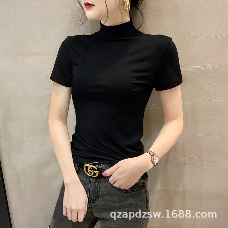 블랙모달 [하프 터틀넥]